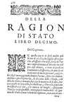 Un grande classico del pensiero politico: Giovanni Botero - Della ragione di Stato - Giolito 1598 Un grande classico del pensiero politico: Giovanni Botero - Della ragione di Stato - Giolito 1598