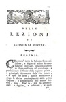 Antonio Genovesi - Lezioni di commercio o sia d?economia civile - Bassano, Remondini 1788