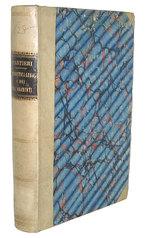 Lorenzo Quartieri - Hermeneuticae legalis libri IV - Pisa 1820 (tre prime edizioni)