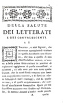 I rimedi contro la vita sedentaria: Simon André Tissot - Della salute de' letterati - Venezia 1769 I rimedi contro la vita sedentaria: Simon André Tissot - Della salute de' letterati - Venezia 1769