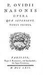 Ovidius - Opera quae supersunt - Paris, Barbou 1762 (con numerose incisioni e una bella legatura)