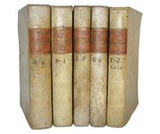 Vocabolario degli Accademici della Crusca - Venezia, presso Francesco Pitteri 1763 (legatura coeva) Vocabolario degli Accademici della Crusca - Venezia, presso Francesco Pitteri 1763 (legatura coeva)