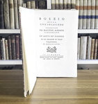 Severino Boezio - Della consolazione volgarizzato da Alberto fiorentino - Firenze 1735 (molto raro)