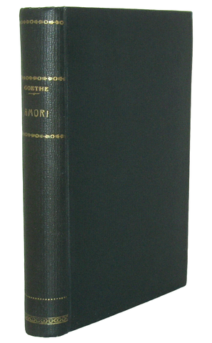 Goethe - Gli amori. Traduzioni di Domenico Gnoli - Livorno 1875 (prima edizione italiana)