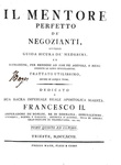 Andrea Metr - Il mentore perfetto dei negozianti - Trieste 1793 (5 volumi - rara prima edizione)