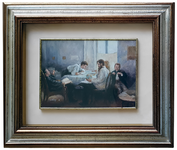 Leonid Pasternak - La veille de l'examen (La vigilia dell'esame) - prima metà del Novecento Leonid Pasternak - La veille de l'examen (La vigilia dell'esame) - prima metà del Novecento