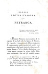 Ugo Foscolo - Saggi sopra il Petrarca - Lugano, Vanelli 1824 (rara prima edizione italiana)