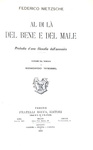 Friedrich Nietzsche - Al di là del bene e del male - Torino 1898 (rara prima edizione italiana)