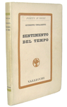 Giuseppe Ungaretti - Sentimento del tempo - Firenze 1933 (prima edizione)