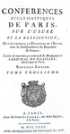 L'usura nel Settecento: Le Semelier - Conferences ecclesiastiques de Paris sur l'usure - Paris 1775