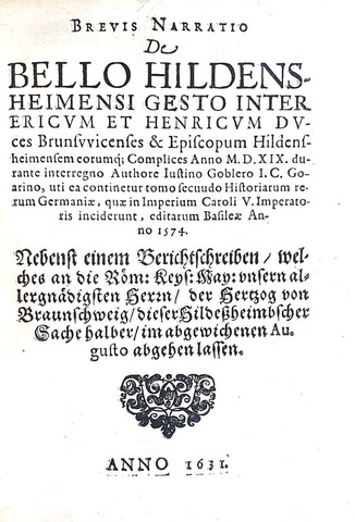 Miscellanea di testi politici sulla Riforma in Germania - 1626/1632 (otto rarissime prime edizioni)