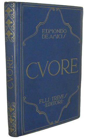 Edmondo De Amicis - Cuore. Libro per ragazzi - Treves 1934 (numerose illustrazioni e bella legatura)