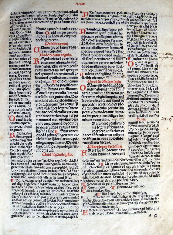 Decretum Gratiani  - Venezia, Stoutenburch, 1480