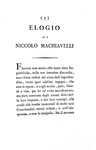 Giovanni Battista Baldelli - Elogio di Niccolò Machiavelli - Firenze 1794 (prima edizione) Giovanni Battista Baldelli - Elogio di Niccolò Machiavelli - Firenze 1794 (prima edizione)