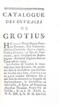 Jean Levesque de Burigny - Vie de Grotius avec l'histoire de ses ouvrages - 1752 (prima edizione)