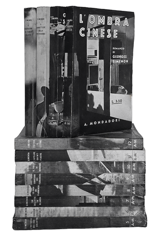 Simenon e Maigret: Collana completa �I libri neri e I romanzi polizieschi" - 1932 (prima edizione)