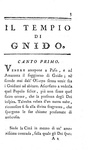 Montesquieu - Il Tempio di Gnido tradotto da Carlo Vespasiano - Parigi, presso Prault 1767