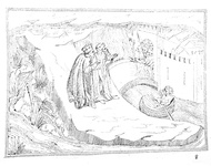 Lo Inferno della Commedia di Dante col commento di Guiniforto delli Bargigi - 1838 (12 belle tavole)