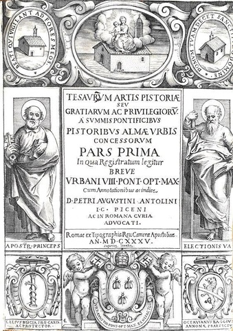 La corporazione dei fornai nel Seicento: Tesaurum artis pistoriae - 1635 (rarissima prima edizione)