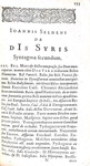 Storia delle religioni: John Selden - De dis Syris syntagmata - Elzevier 1629 (seconda edizione)