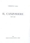 Umberto Saba - Il canzoniere (1900-1945) - Roma 1945 (edizione definitiva tirata in 2900 esemplari)