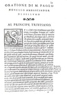 La diplomazia nel Cinquecento: Sansovino - Le orazioni recitate ai Dogi dagli ambasciatori - 1562 La diplomazia nel Cinquecento: Sansovino - Le orazioni recitate ai Dogi dagli ambasciatori - 1562