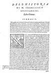 Francesco Guicciardini - La historia d'Italia - Venezia, appresso Nicol� Bevilacqua, 1565