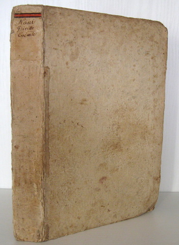 Tommaso Nani - Elementi di diritto criminale - Pavia 1802