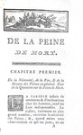 Paolo Vergani - Traite de la peine de mort - A Paris 1782 (prima traduzione francese)