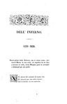 Lo Inferno della Commedia di Dante col commento di Guiniforto delli Bargigi - 1838 (12 belle tavole)