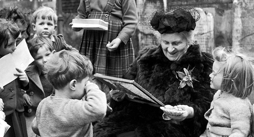 Maria Montessori - Il bene o il male dell'uomo  strettamente legato alla vita infantile