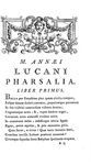 Lucanus - Pharsalia, cum supplemento Thomę Maii - Parisiis, Barbou 1767 (bella legatura coeva) Lucanus - Pharsalia, cum supplemento Thomę Maii - Parisiis, Barbou 1767 (bella legatura coeva)