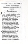 Un classico del Cinquecento: Luigi Alamanni - La coltivatione - Firenze, Giunti 1549