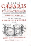 Un magnifico figurato veneziano: Giulio Cesare - Opera omnia - Albrizzi 1737 (con decine di tavole)