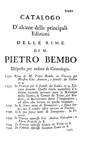 Pietro Bembo - Rime corrette, illustrate e accresciute - Bergamo, Pietro Lancellotti, 1745 Pietro Bembo - Rime corrette, illustrate e accresciute - Bergamo, Pietro Lancellotti, 1745