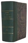 La rara prima edizione italiana de 'Le affinit� elettive': Goethe - La scelta dei parenti - 1837