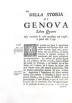 Giovanni Francesco Doria - Della storia di Genova - Modena 1750 (seconda e definitiva edizione)