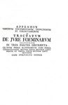 I diritti delle donne nel Settecento: Ludolf - De iure foeminarum illustrium tractatus - Jena 1734 I diritti delle donne nel Settecento: Ludolf - De iure foeminarum illustrium tractatus - Jena 1734
