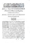 Arnaud d'Ossat - Lettere a principi di negotii politici - Venezia 1629 (prima edizione italiana)