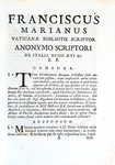 Controversie sulla storia bresciana: Beretta - In dissertationem Italiae medii Aevi censuarae - 1728