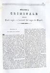 Tommaso Briganti - Pratica criminale con brevi note e comenti - Napoli 1842