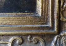 Elena Nobili - "Ti osservo" - Seconda met� dell'Ottocento (olio su prima tela)