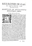 Martin de Azpilcueta (il Navarro) - Relectiones de rescriptis - Commentarius de anno Iobelaeo - 1585 Martin de Azpilcueta (il Navarro) - Relectiones de rescriptis - Commentarius de anno Iobelaeo - 1585