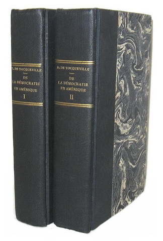 Alexis de Tocqueville - De la dmocratie en Amrique - 1835 (rara seconda edizione)