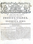 Il Corpus juris civilis di Giustiniano curato da Christoph H. Freiesleben (il Ferromontano) - 1775