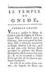 Montesquieu - Il Tempio di Gnido tradotto da Carlo Vespasiano - Parigi, presso Prault 1767