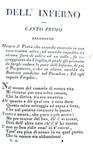 Dante Alighieri - La divina commedia con brevi annotazioni - Firenze, presso il Magheri - 1825