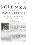 Duello, vendetta e onore: Scipione Maffei - Della scienza chiamata cavalleresca - Trento 1717
