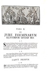 I diritti delle donne nel Settecento: Ludolf - De iure foeminarum illustrium tractatus - Jena 1734