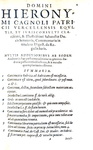 Gerolamo Cagnolo - Commentaria in titulum Digestis de regulis iuris - Colonia 1585 (bella legatura)